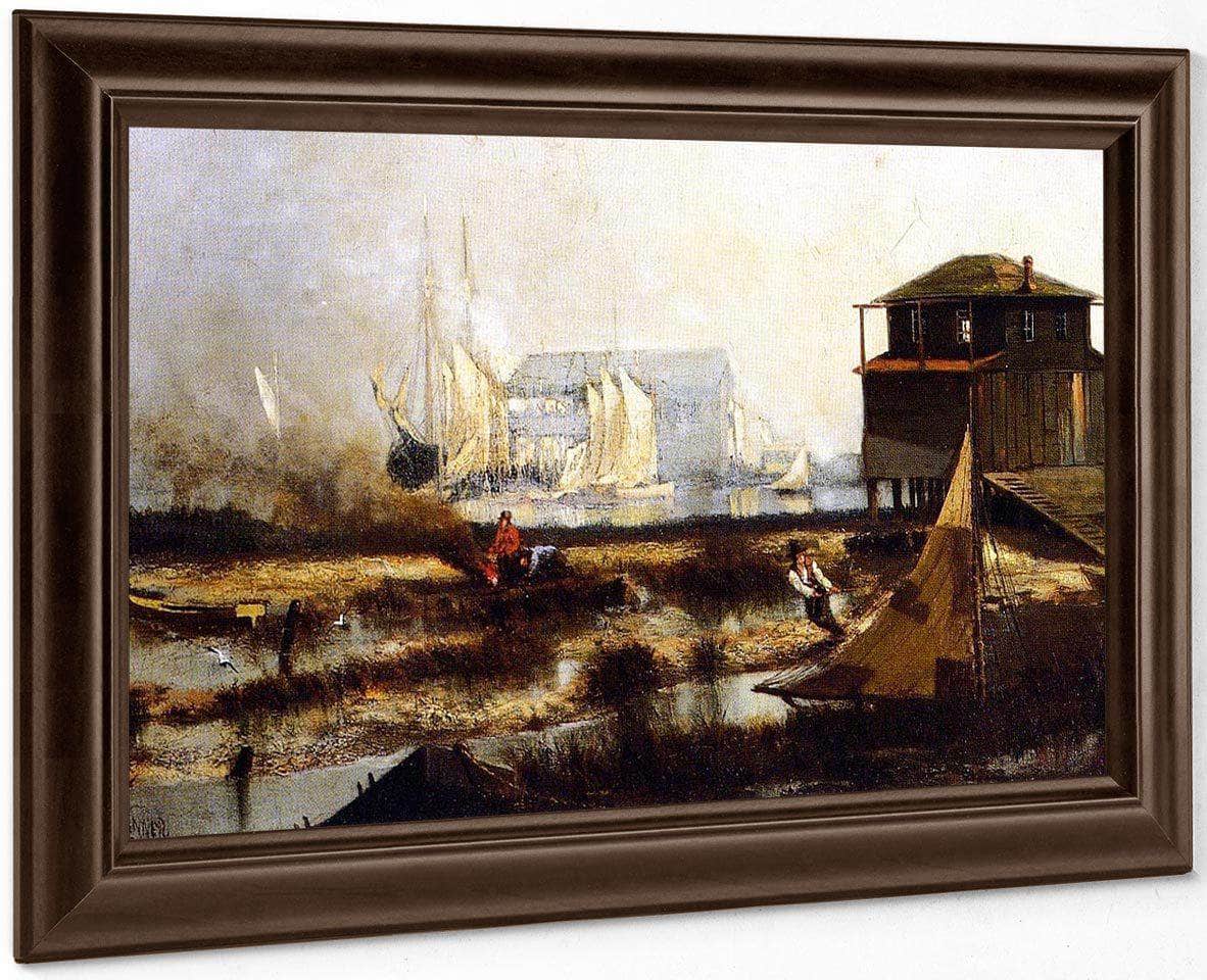 Harbor Scene By Henry Ossawa Tanner Fine Art Print