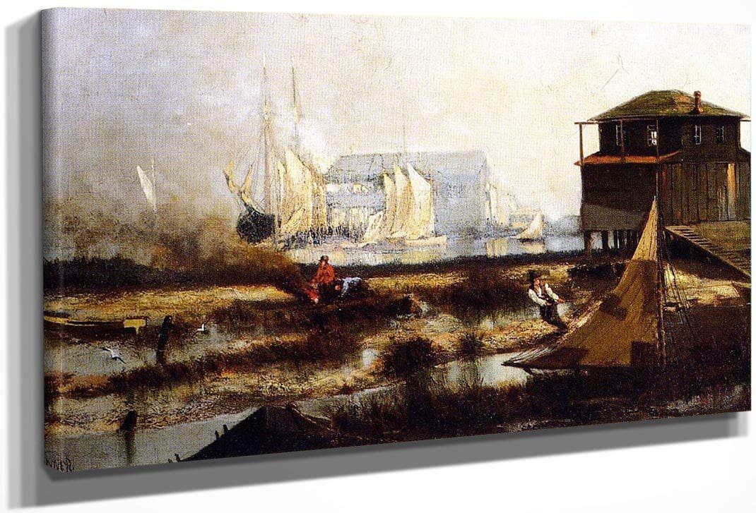 Harbor Scene By Henry Ossawa Tanner Fine Art Print