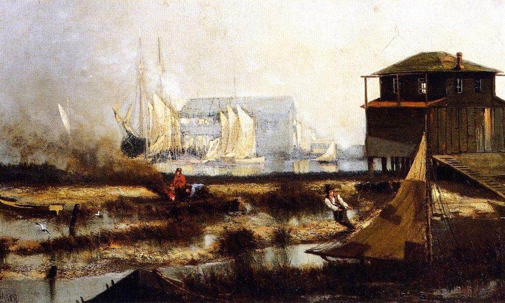 Harbor Scene By Henry Ossawa Tanner Fine Art Print