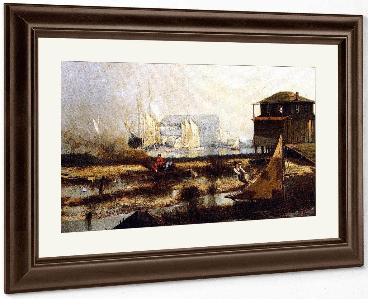 Harbor Scene By Henry Ossawa Tanner Fine Art Print