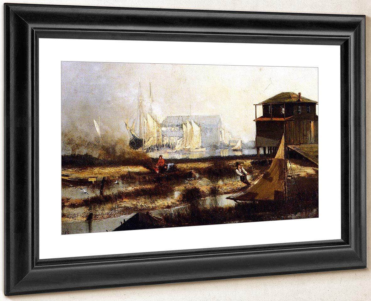 Harbor Scene By Henry Ossawa Tanner Fine Art Print