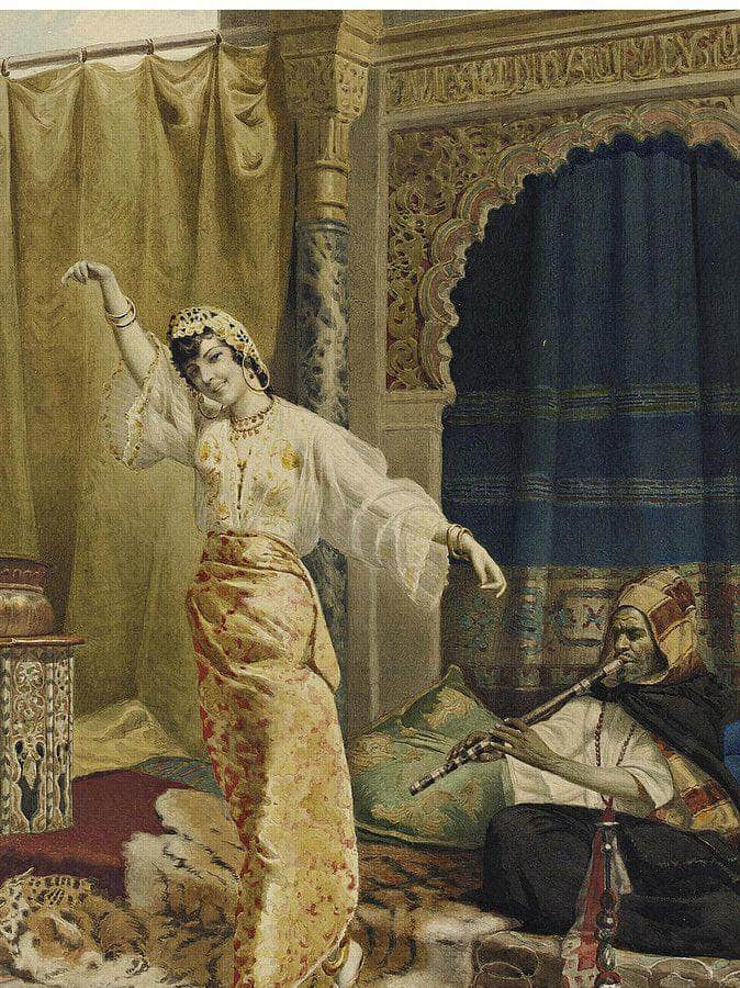 Harem Dancer By Vincent Stiepevich Fine Art Print