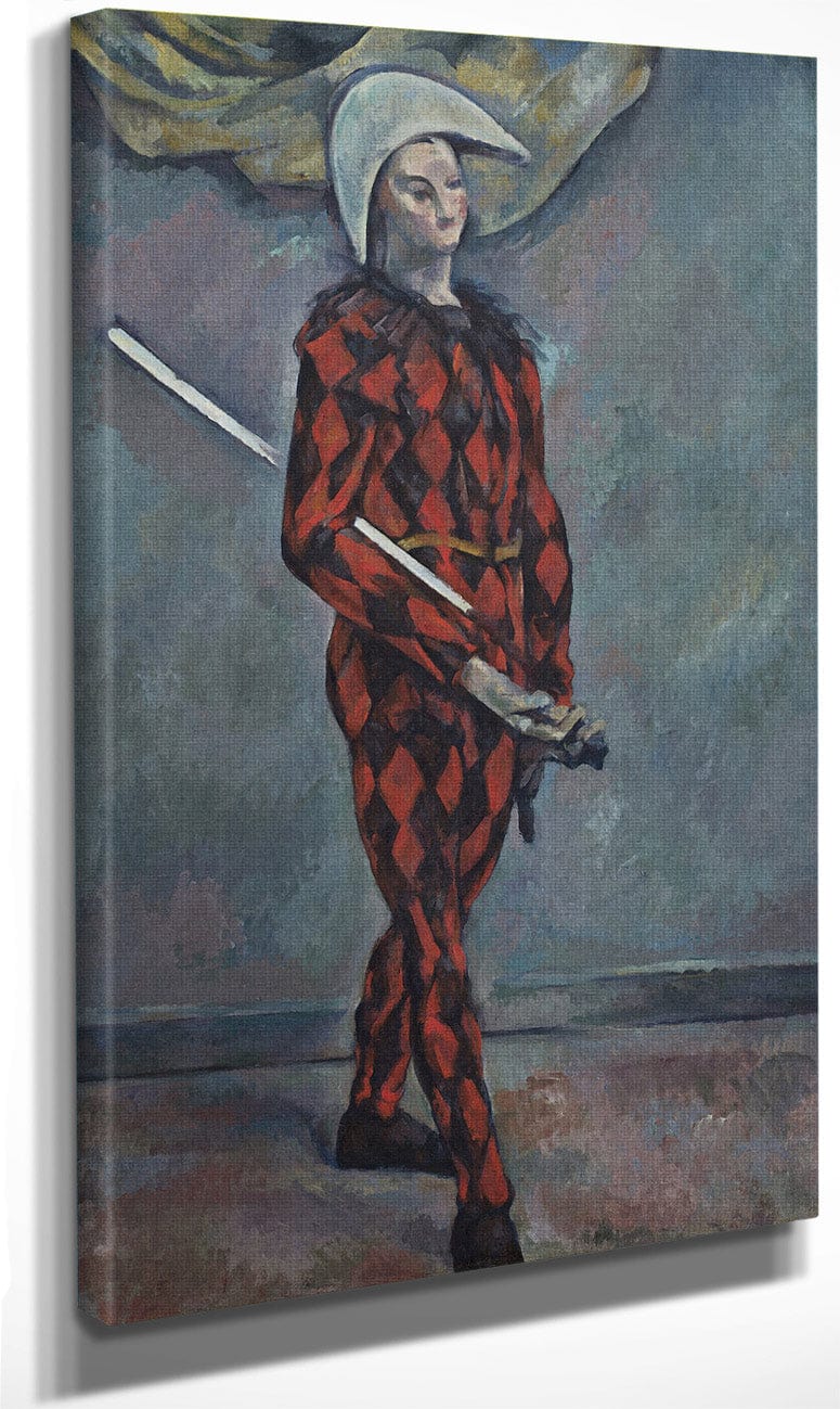 Harlequin By Paul Cezanne Fine Art Print