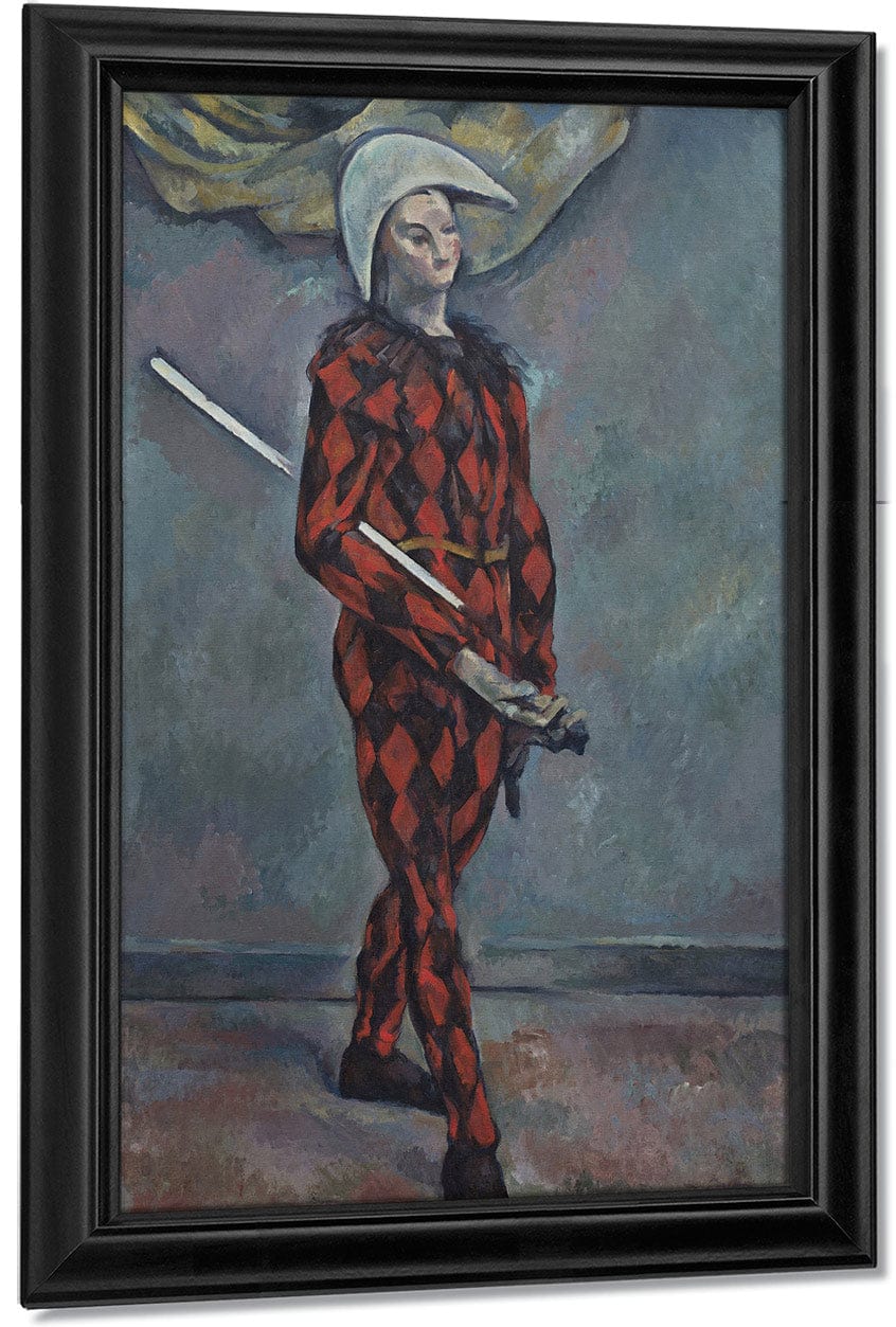 Harlequin By Paul Cezanne Fine Art Print