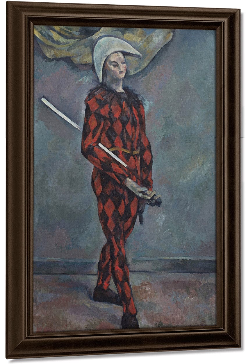 Harlequin By Paul Cezanne Fine Art Print