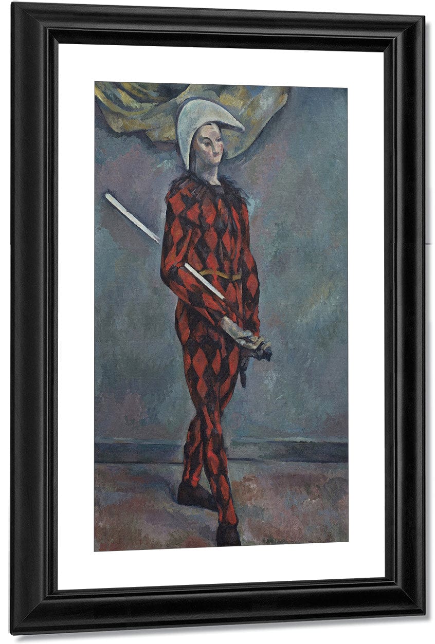 Harlequin By Paul Cezanne Fine Art Print