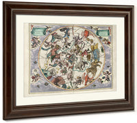 Harmonia Macrocosmica Plate 24 Northern Stellar Hemisphere 1660 By Andreas Cellarius Fine Art Print