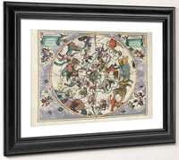 Harmonia Macrocosmica Plate 24 Northern Stellar Hemisphere 1660 By Andreas Cellarius Fine Art Print