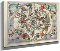 Harmonia Macrocosmica Plate 24 Northern Stellar Hemisphere 1660 By Andreas Cellarius Fine Art Print