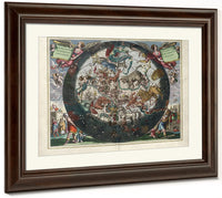 Harmonia Macrocosmica Plate 26 Northern Stellar Hemisphere 1660 By Andreas Cellarius Fine Art Print