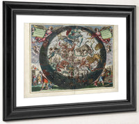 Harmonia Macrocosmica Plate 26 Northern Stellar Hemisphere 1660 By Andreas Cellarius Fine Art Print