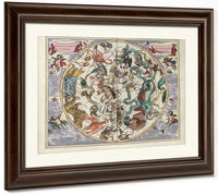 Harmonia Macrocosmica Plate 27 Southern Stellar Hemisphere 1660 By Andreas Cellarius Fine Art Print