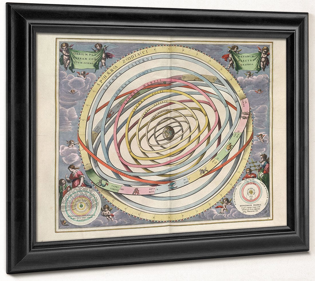 Harmonia Macrocosmica Plate Copy 2 1660 By Andreas Cellarius Fine Art Print