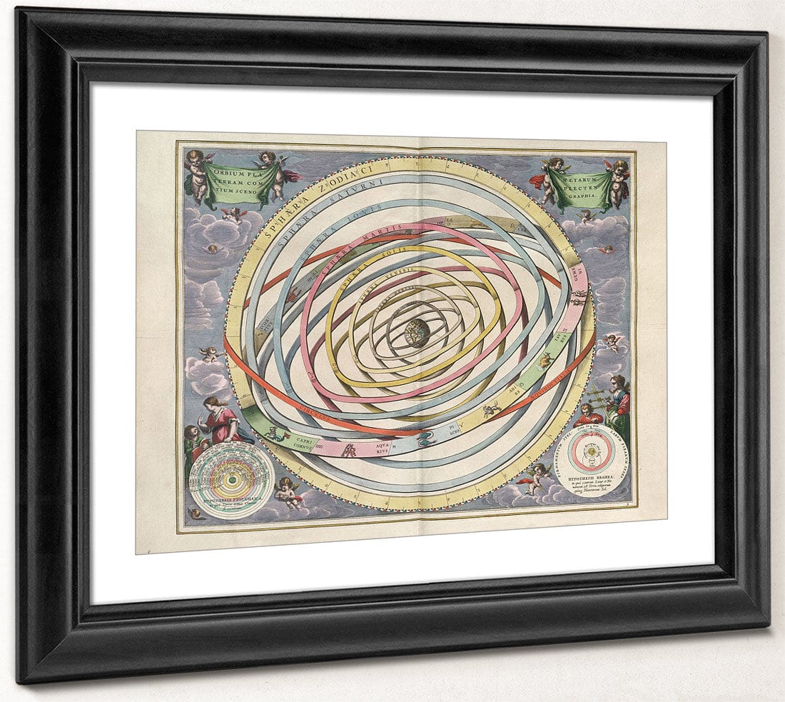 Harmonia Macrocosmica Plate Copy 2 1660 By Andreas Cellarius Fine Art Print