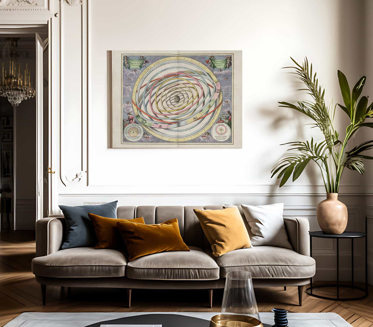 Harmonia Macrocosmica Plate Copy 2 1660 By Andreas Cellarius Fine Art Print