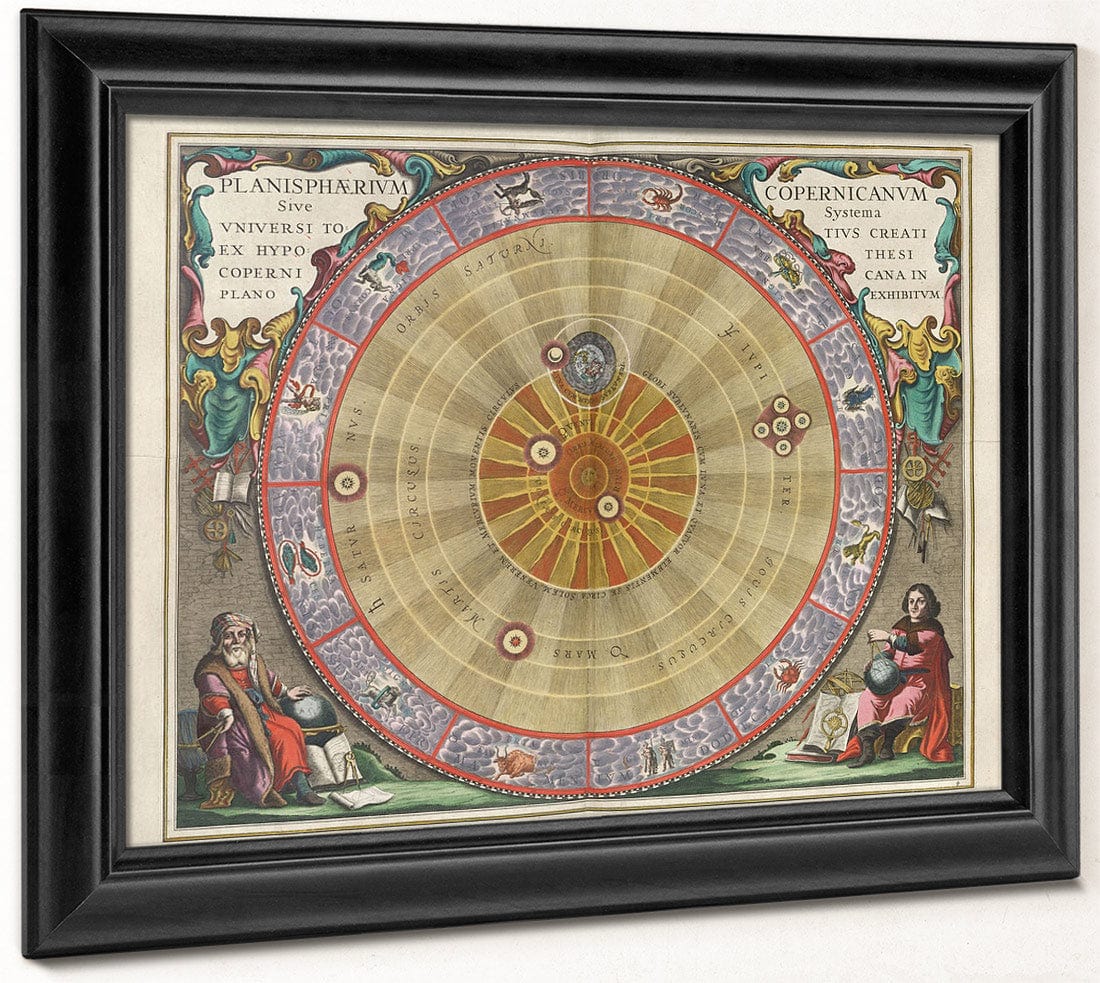 Harmonia Macrocosmica Plate Copy 3 1660 By Andreas Cellarius Fine Art Print