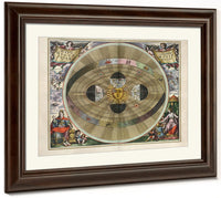 Harmonia Macrocosmica Plate Copy 4 1660 By Andreas Cellarius Fine Art Print