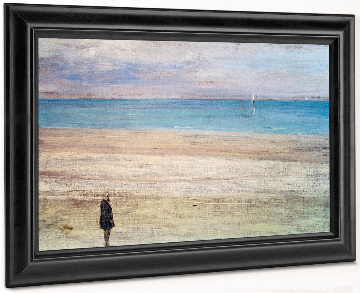 Harmony In Blue And Silver Trouville By James McNeill Whistler Fine Art Print