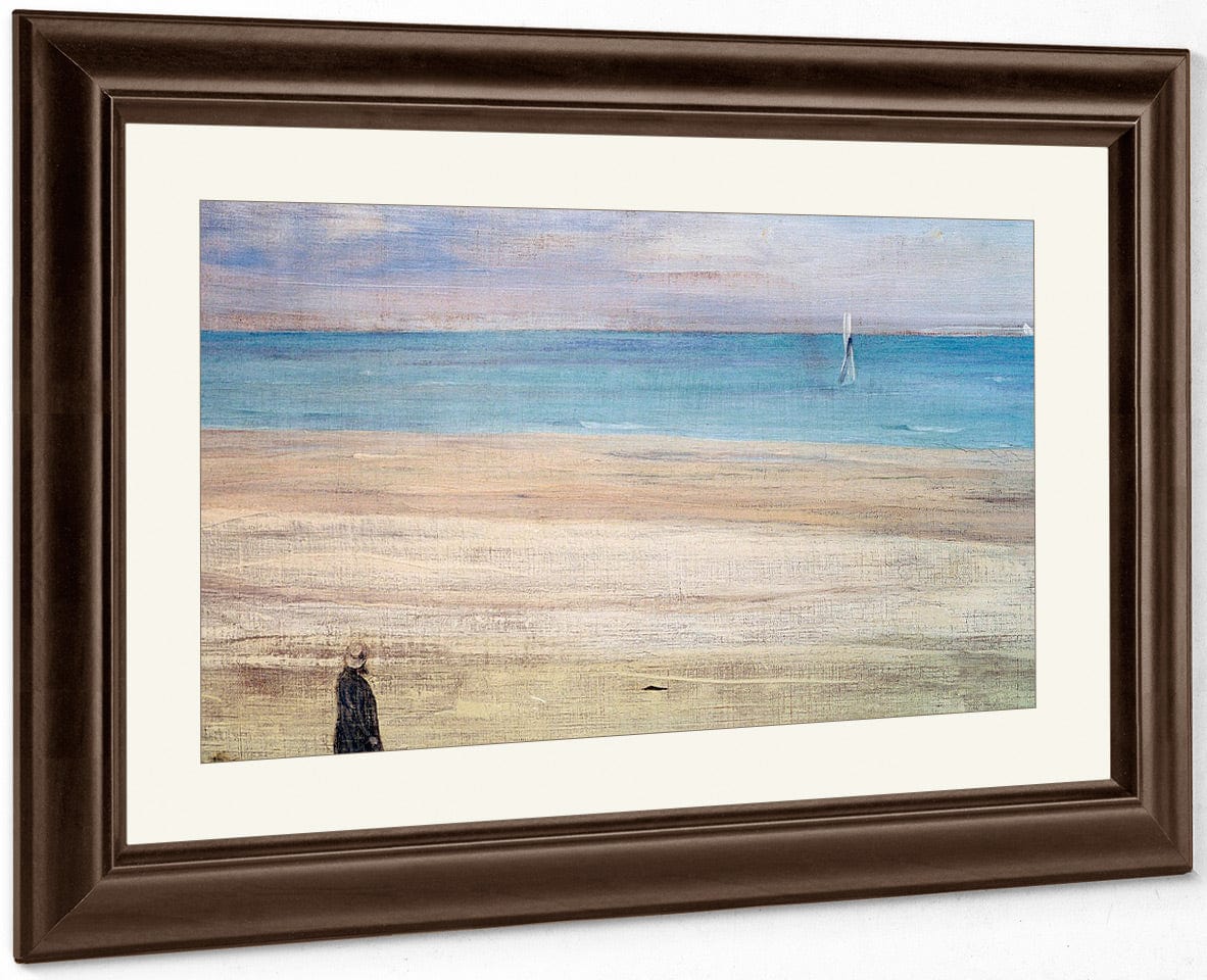 Harmony In Blue And Silver Trouville By James McNeill Whistler Fine Art Print