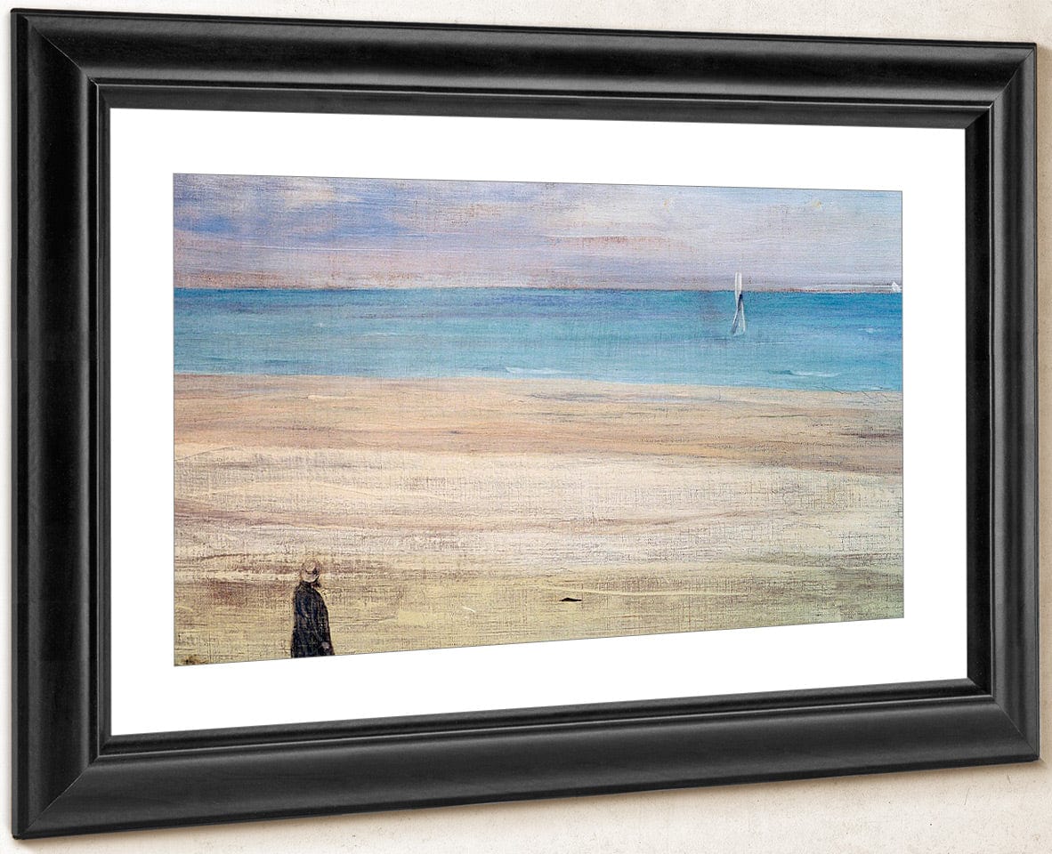 Harmony In Blue And Silver Trouville By James McNeill Whistler Fine Art Print