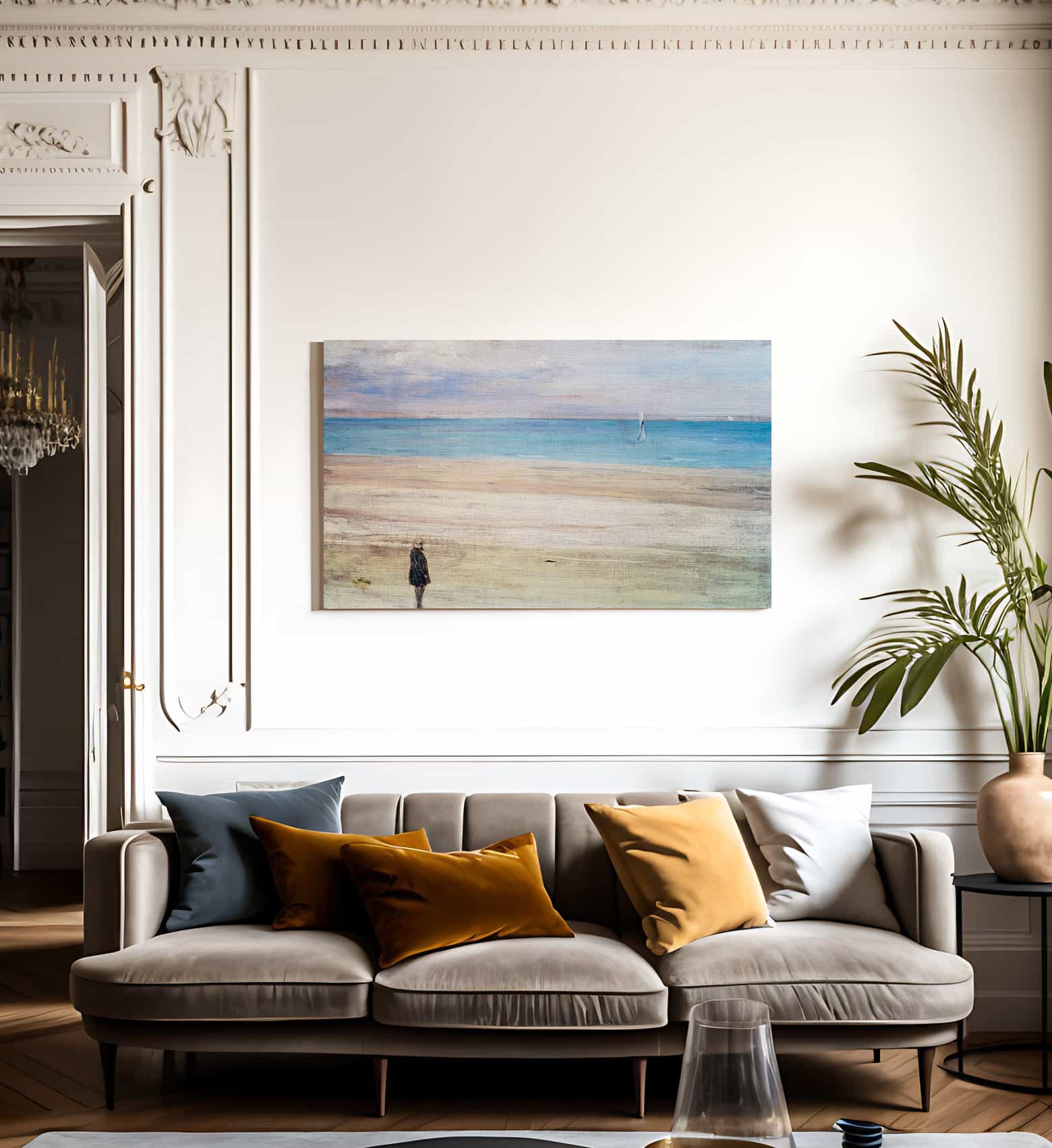 Harmony In Blue And Silver Trouville By James McNeill Whistler Fine Art Print