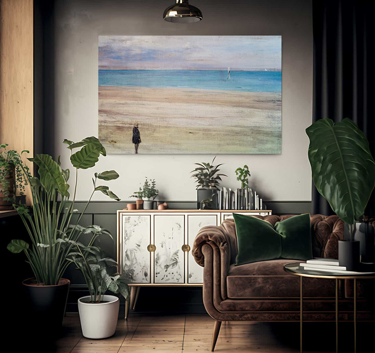 Harmony In Blue And Silver Trouville By James McNeill Whistler Fine Art Print