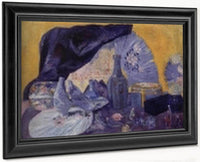 Harmony In Blue By James Ensor Fine Art Print