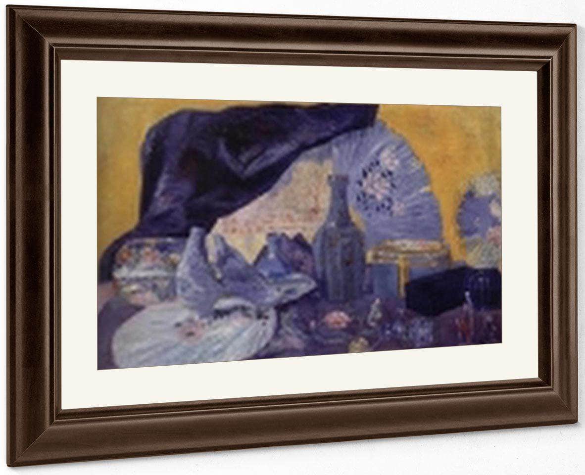 Harmony In Blue By James Ensor Fine Art Print