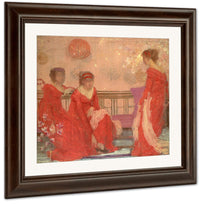 Harmony In Flesh Color And Red By James McNeill Whistler Fine Art Print
