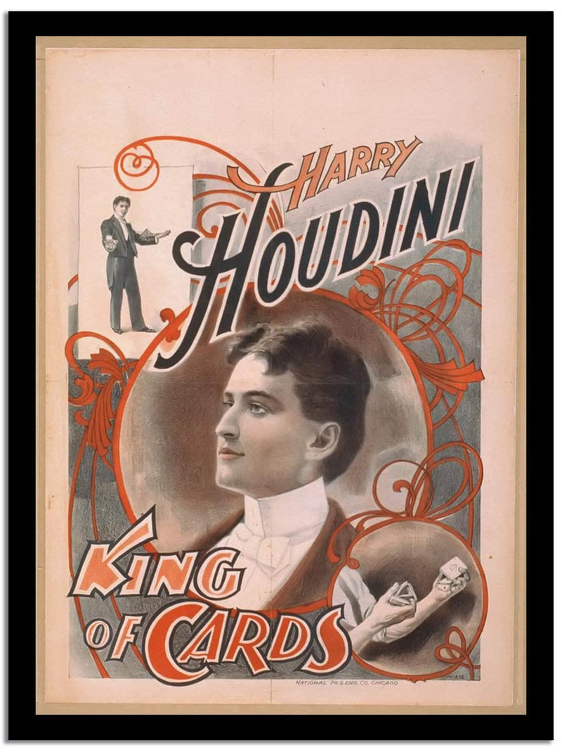 Harry King Of Cards  Vintage Circus Poster Fine Art Print