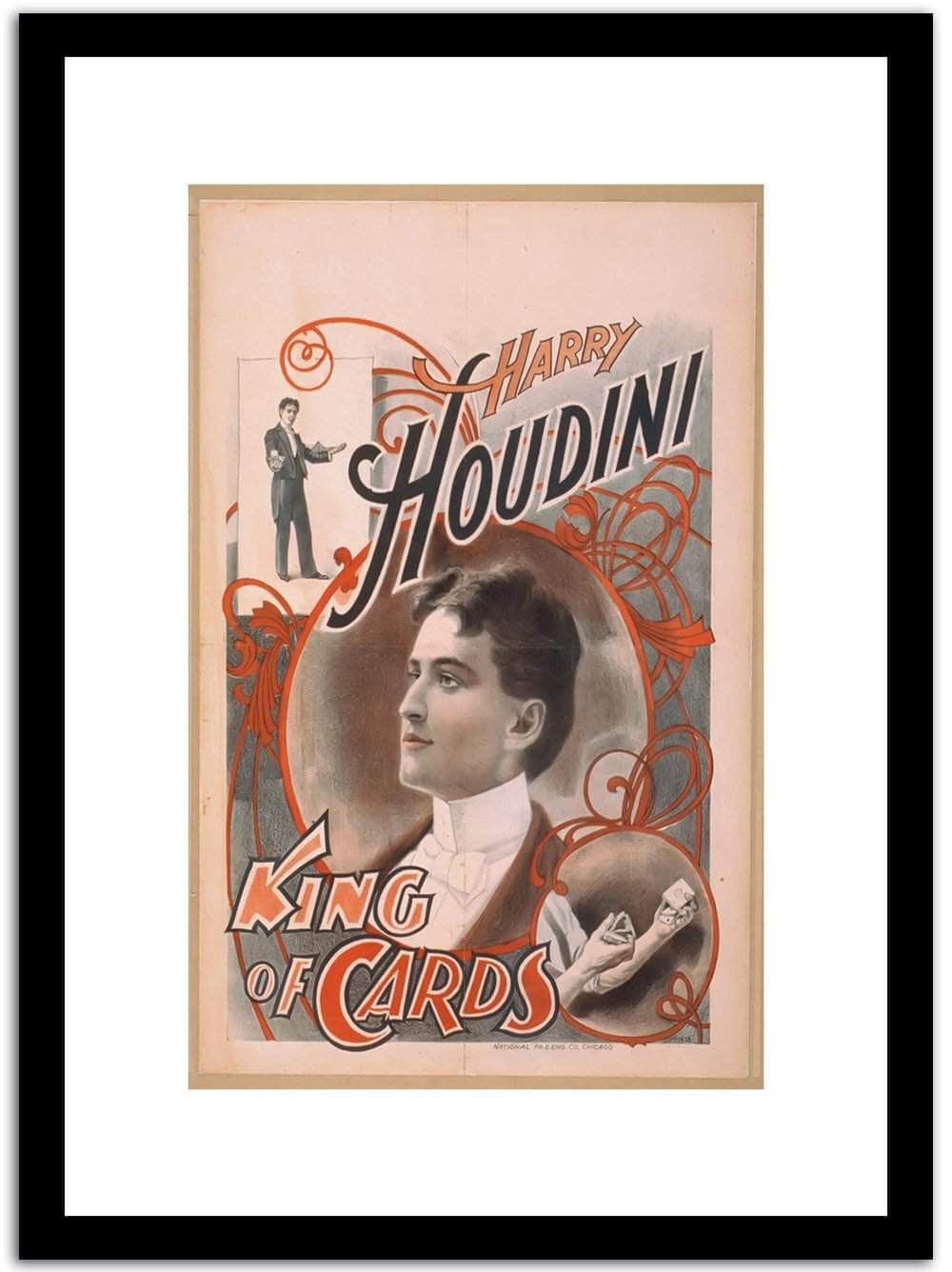 Harry King Of Cards  Vintage Circus Poster Fine Art Print
