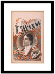 Harry King Of Cards  Vintage Circus Poster Fine Art Print