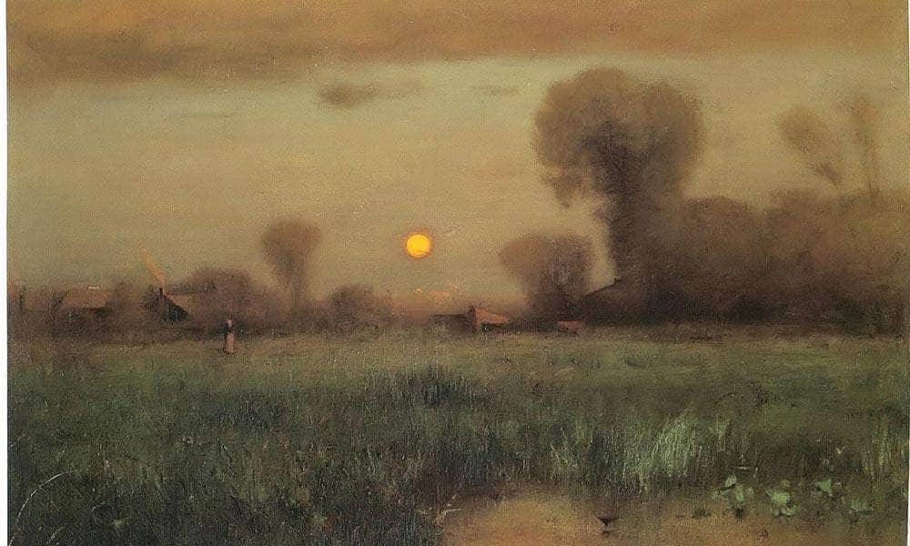 Harvest Moon By George Inness Fine Art Print