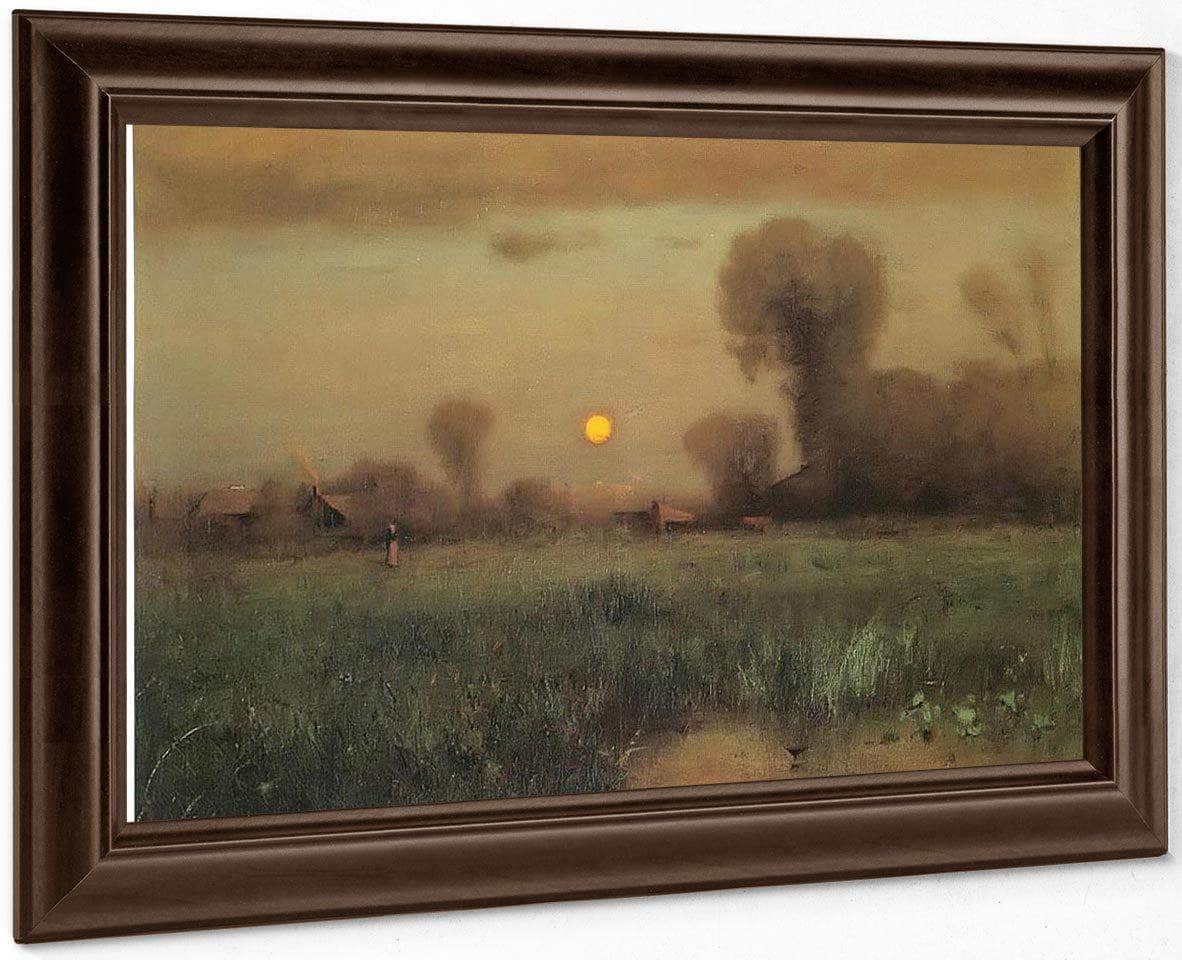Harvest Moon By George Inness Fine Art Print