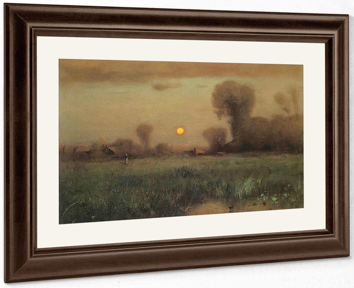Harvest Moon By George Inness Fine Art Print