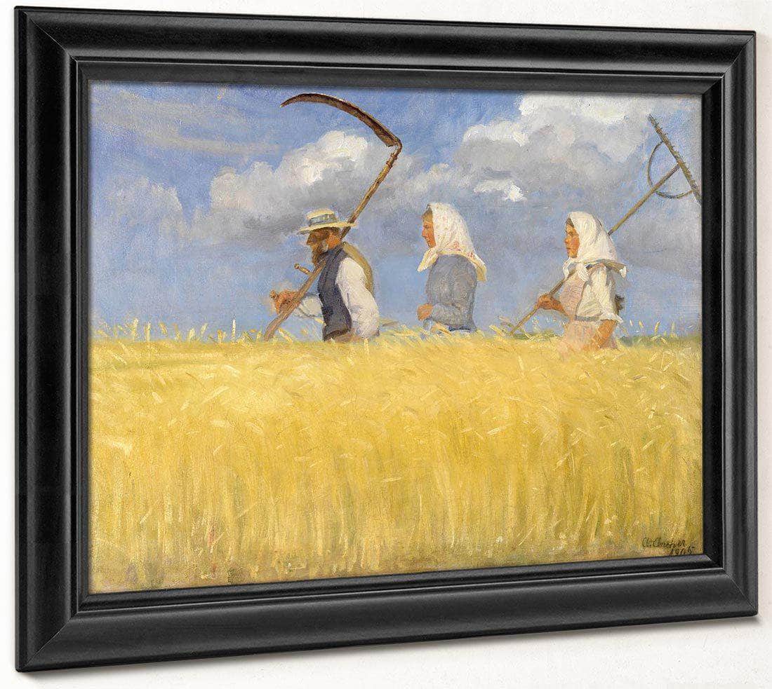 Harvesters 1905 By Anna Ancher Fine Art Print