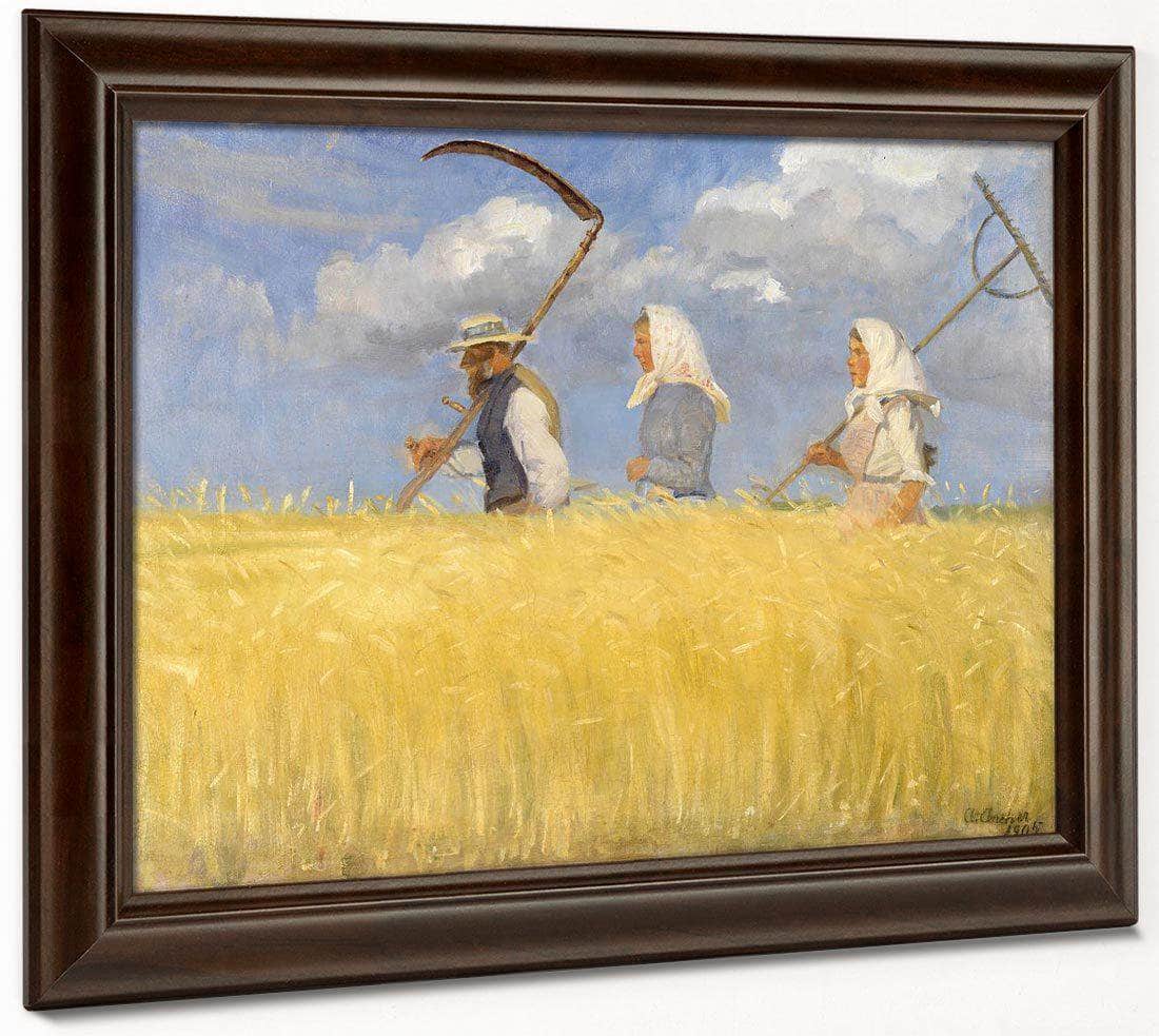 Harvesters 1905 By Anna Ancher Fine Art Print