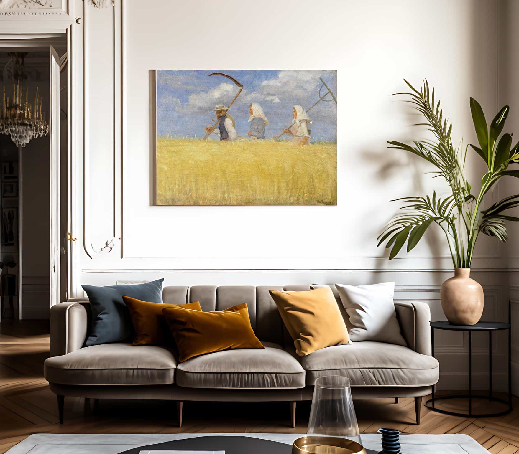 Harvesters 1905 By Anna Ancher Fine Art Print
