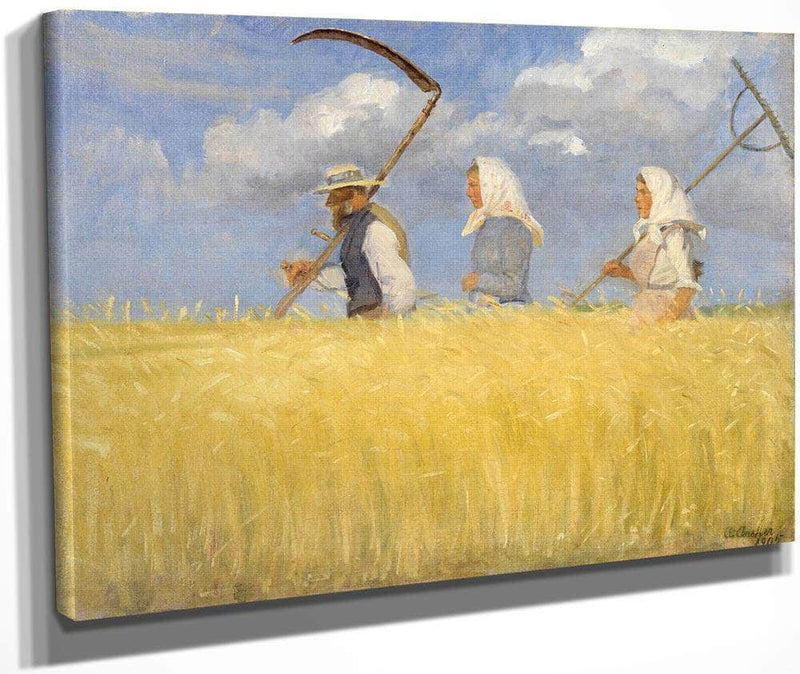 Harvesters 1905 By Anna Ancher Fine Art Print