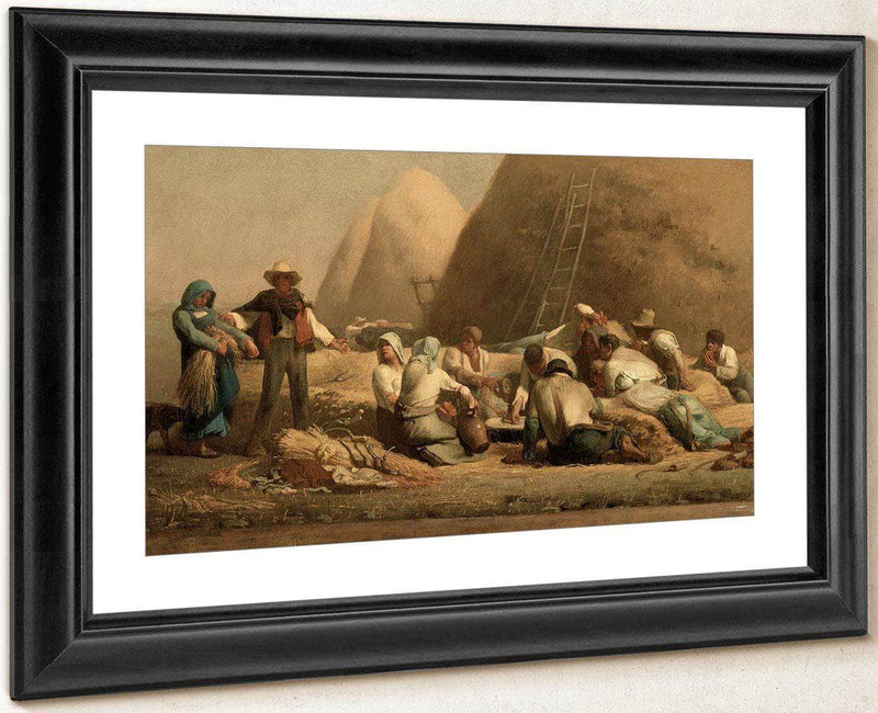 Harvesters Resting (Ruth And Boaz) By Jean Francois Millet Fine Art Print