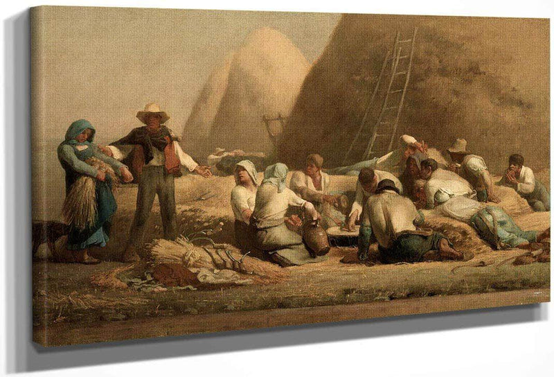 Harvesters Resting (Ruth And Boaz) By Jean Francois Millet Fine Art Print