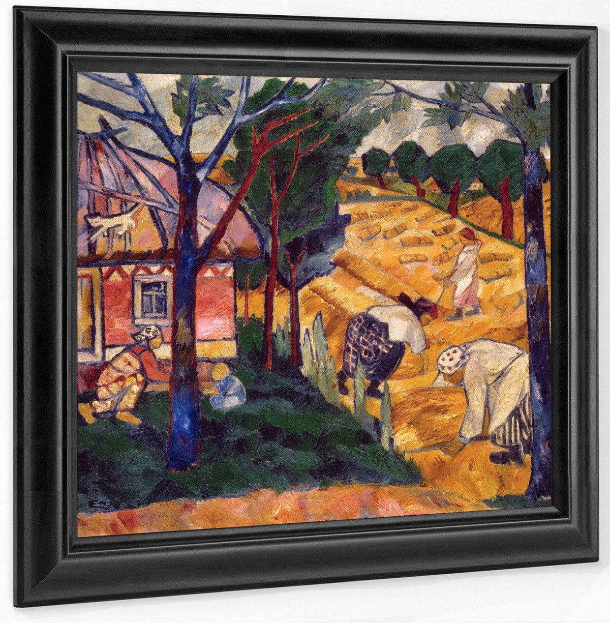 Harvesting 1907 By Natalia Goncharova Fine Art Print