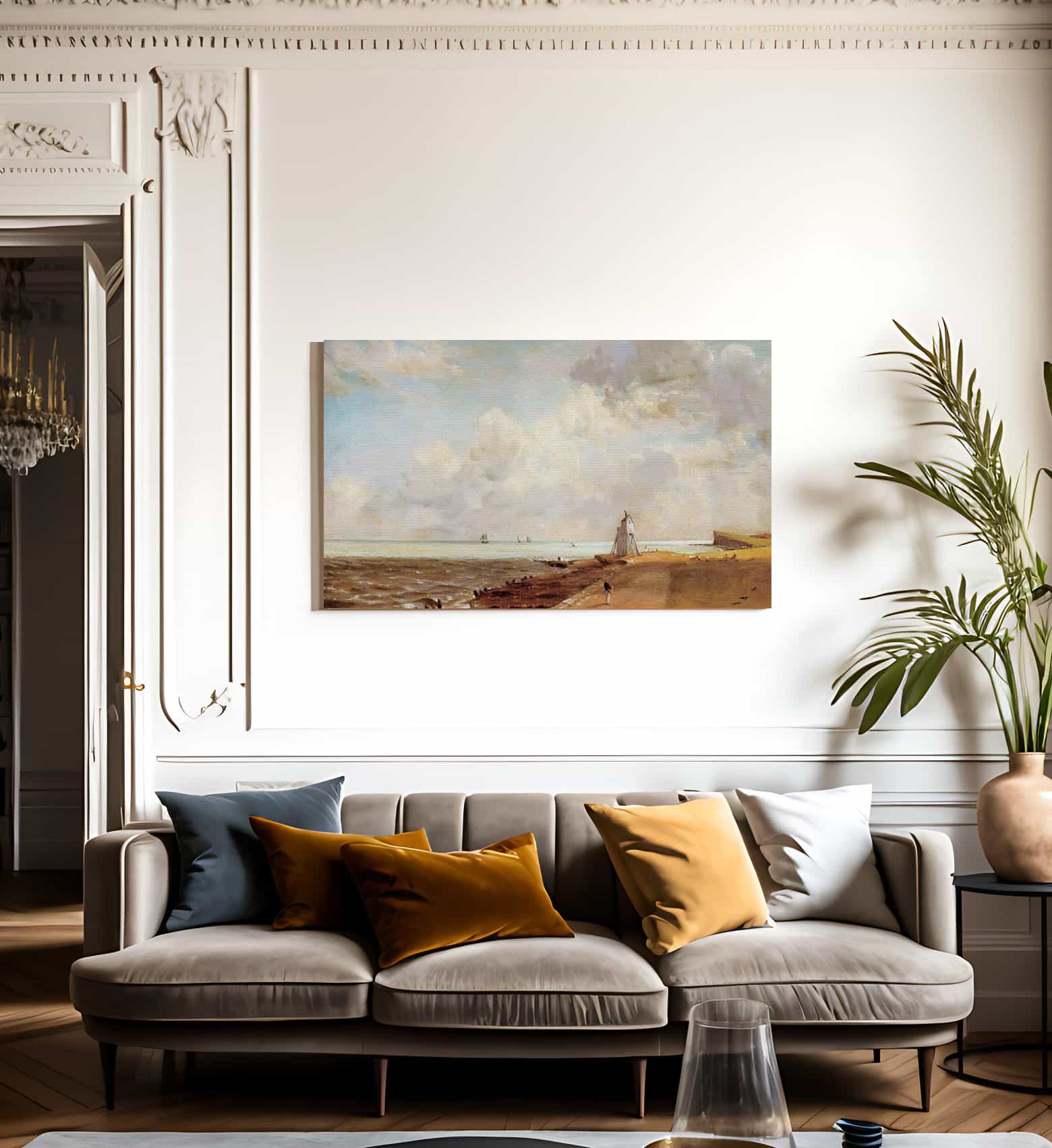 Harwich Light House By John Constable Fine Art Print