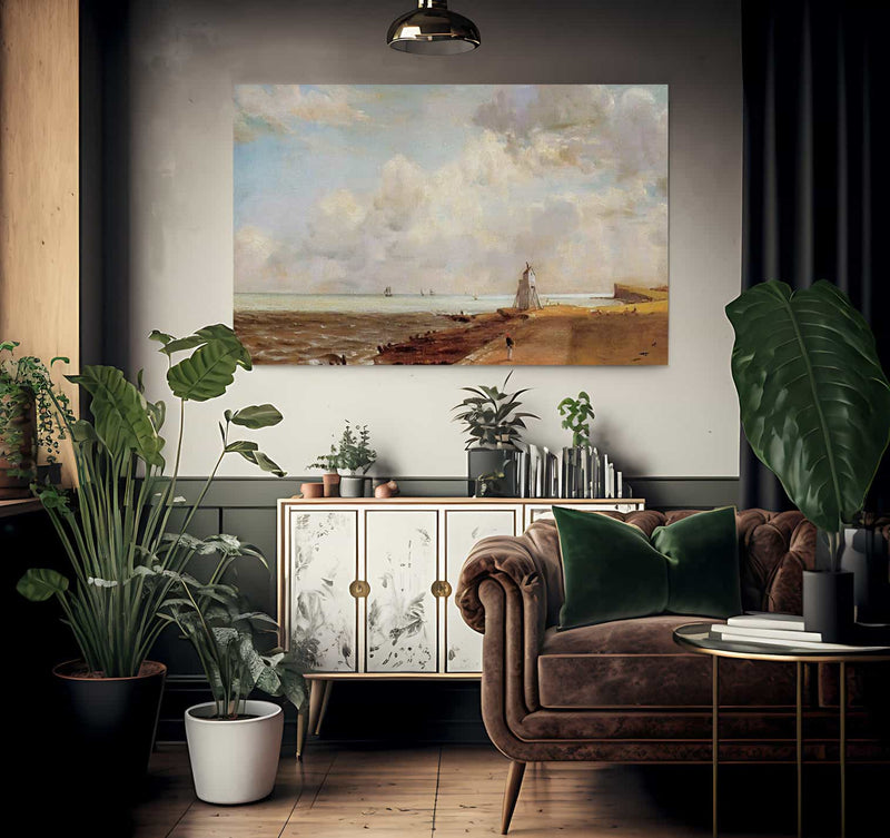 Harwich Light House By John Constable Fine Art Print