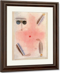 Has Head Hand Foot And Heart 1930 S4 (214) By Paul Klee Fine Art Print