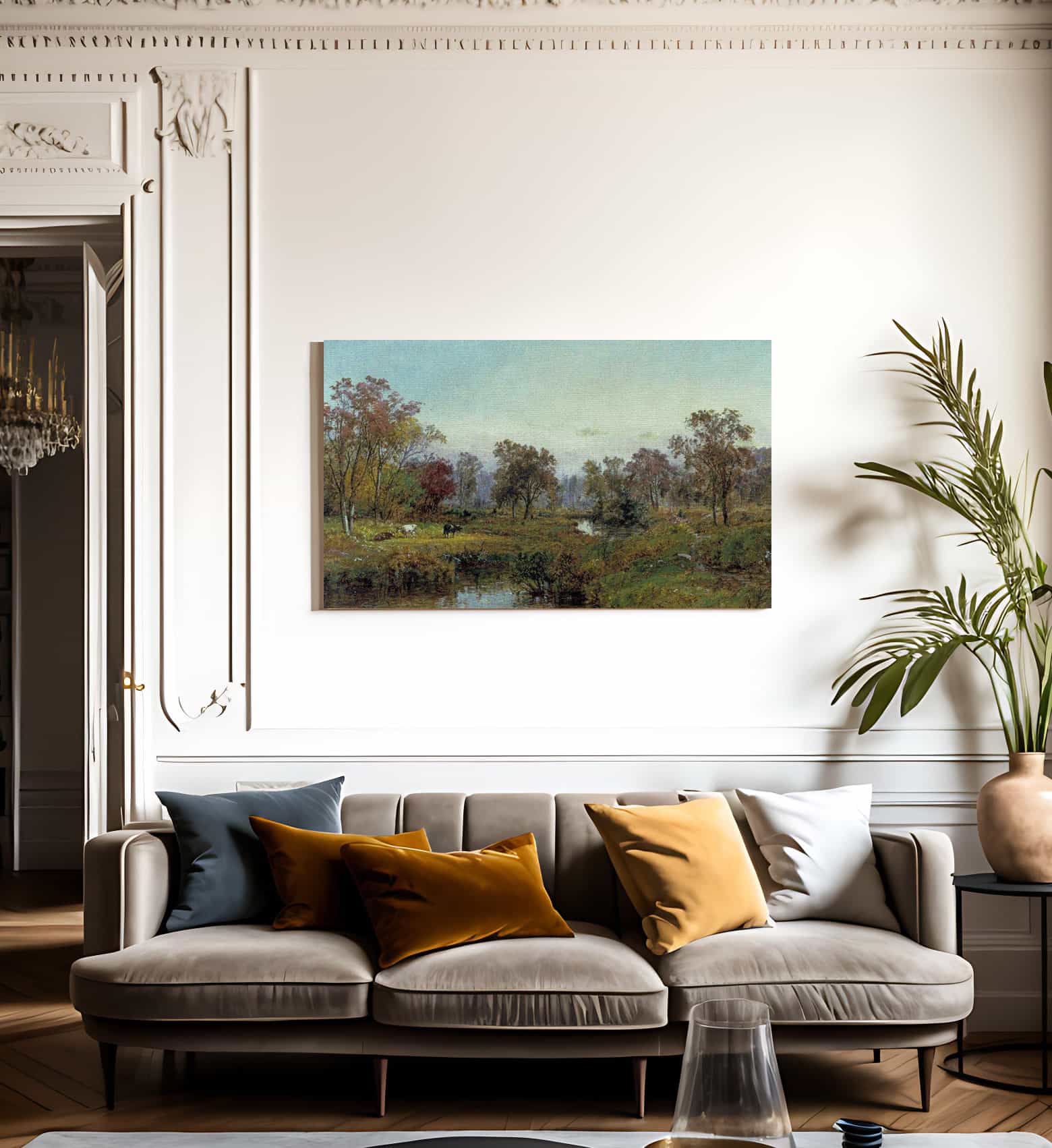 Hastings On Hudson By Cropsey Jasper Francis Fine Art Print