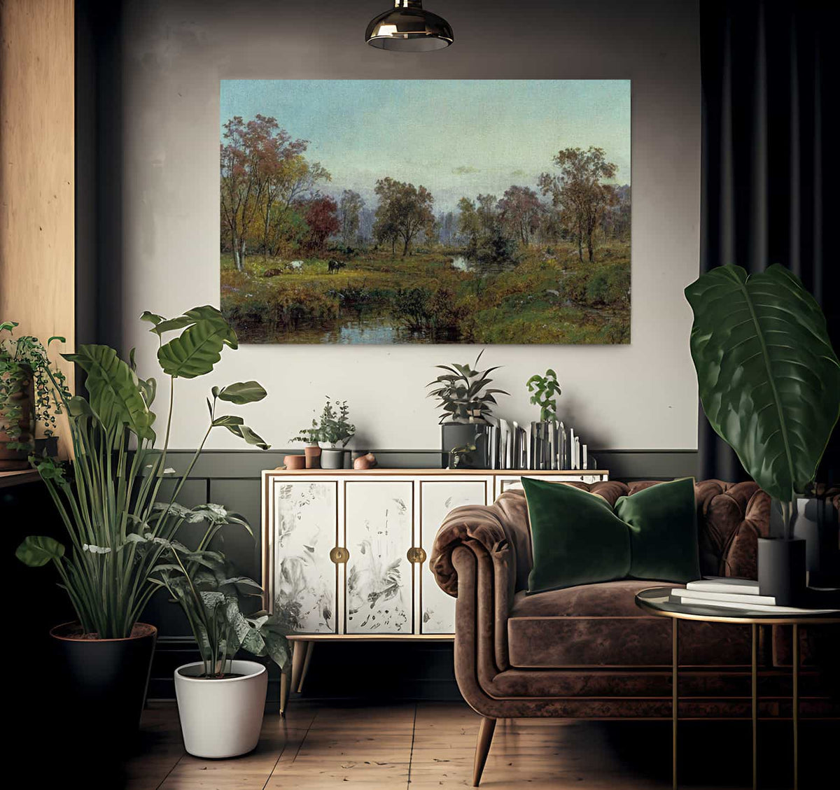 Hastings On Hudson By Cropsey Jasper Francis Fine Art Print