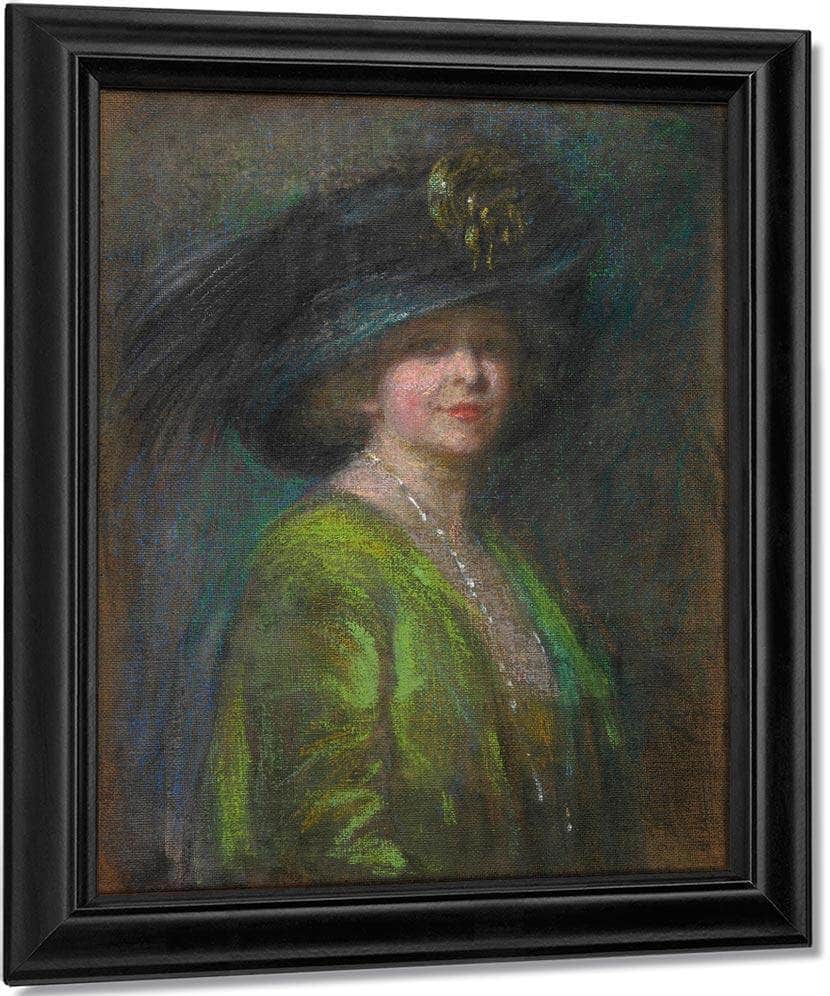 Hat And Shadow By Alice Pike Barney Fine Art Print