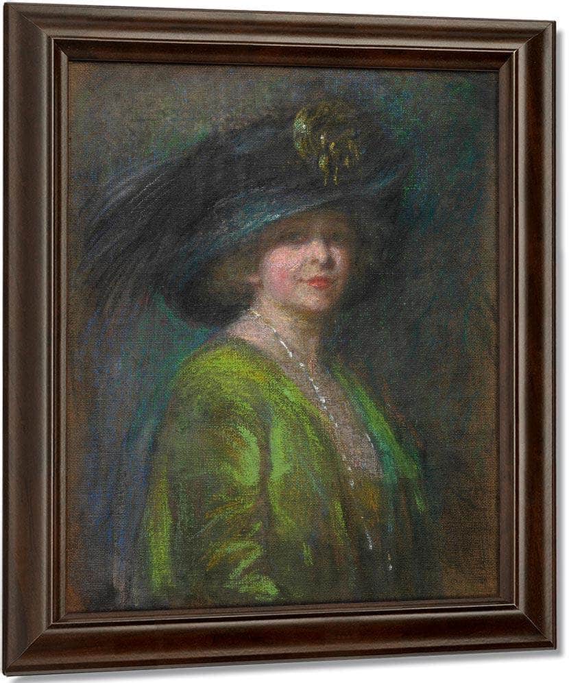 Hat And Shadow By Alice Pike Barney Fine Art Print