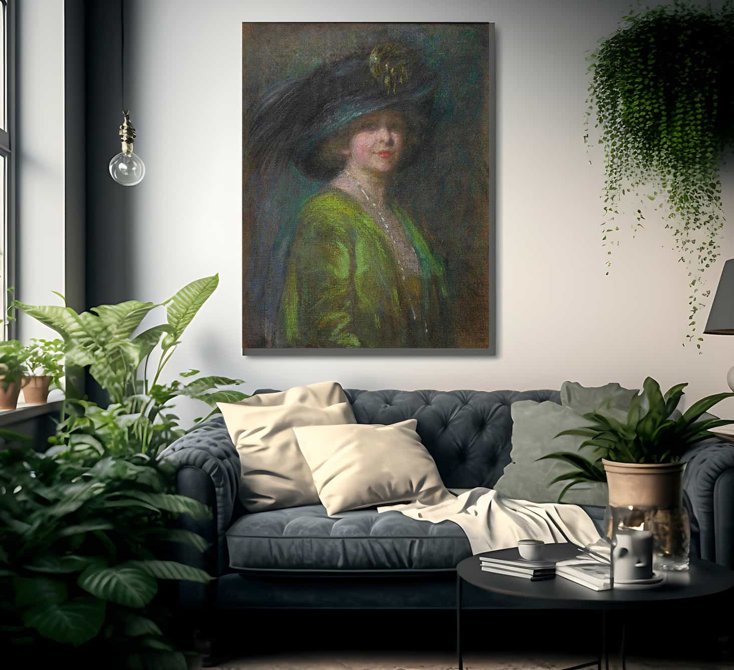 Hat And Shadow By Alice Pike Barney Fine Art Print